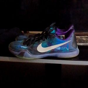 Nike kobe X sz 15 teal purple black